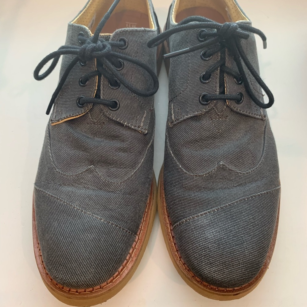 TOMS Men’s Canvas Oxford Lace-Up Shoes Size 11